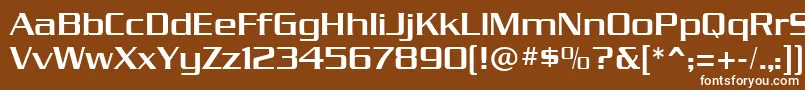 dungeon Font – White Fonts on Brown Background