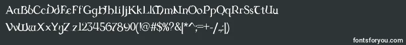 DUNGRG   Font – White Fonts