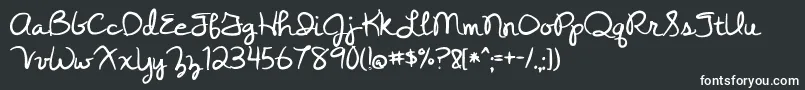 YesterdayAgain Font – White Fonts