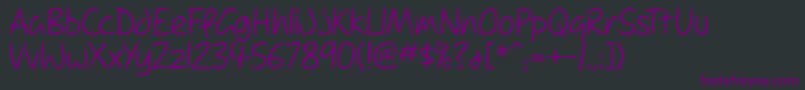 duprl    Font – Purple Fonts on Black Background
