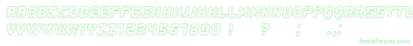Fonte Duration Italic – fontes verdes