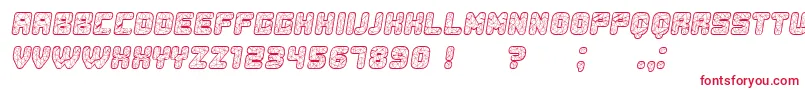 Duration Italic-fontti – punaiset fontit