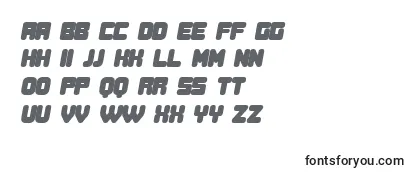 Überblick über die Schriftart DurationBook Italic