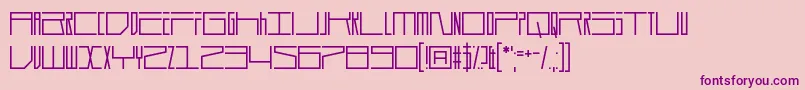 Durmstrong Font – Purple Fonts on Pink Background