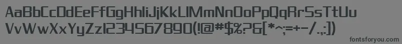 SfTheraminGothic Font – Black Fonts on Gray Background