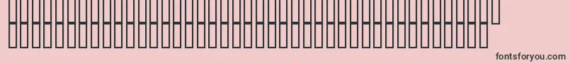 DustDemonBold Font – Black Fonts on Pink Background