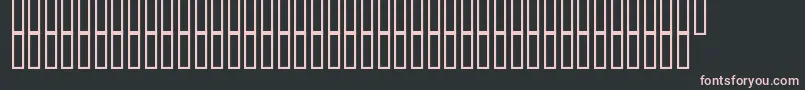 DustHomeMedium Font – Pink Fonts on Black Background