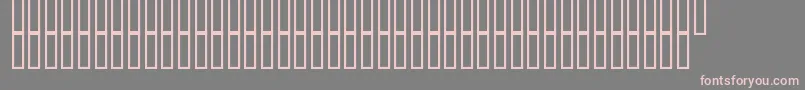フォントDustHomeMedium – 灰色の背景にピンクのフォント