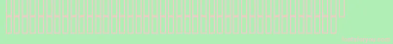 DustHomeMedium Font – Pink Fonts on Green Background