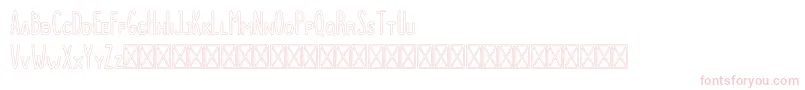 Dutchy Outline-Schriftart – Rosa Schriften