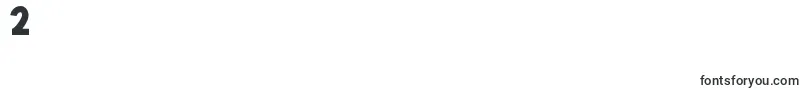 DUTSKY TIME-Schriftart – Schriften für die Ziffer 2