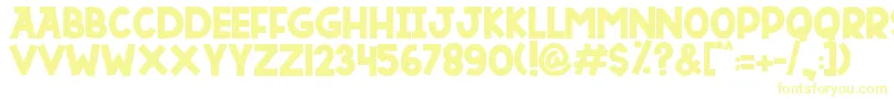 More about DUTSKY TIME Font DUTSKY TIME Font – Yellow Fonts on White Background