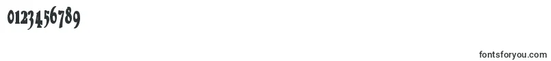 フォントDuvallCondensed Bold – 数字と数値のためのフォント
