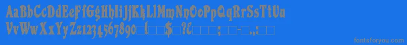 More about DuvallCondensed Bold Font DuvallCondensed Bold Font – Gray Fonts on Blue Background