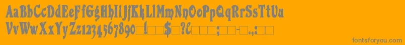 Подробнее о шрифте DuvallCondensed Bold Шрифт DuvallCondensed Bold – серые шрифты на оранжевом фоне