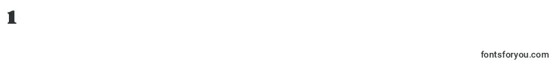 フォントDuvallSmallCaps Bold – フォント数字1
