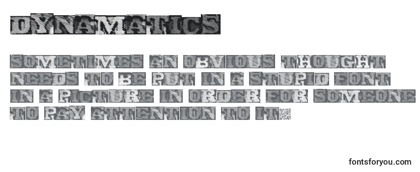Dynamatics-fontti