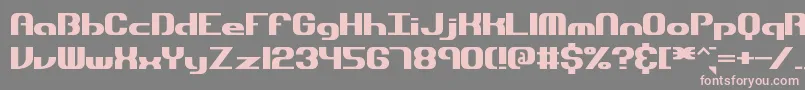 Weitere Informationen zur dynamic-Schriftart dynamic-Schriftart – Rosa Schriften auf grauem Hintergrund