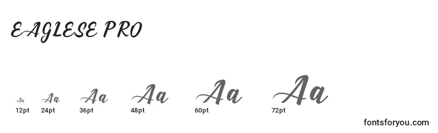 EAGLESE PRO Font Sizes