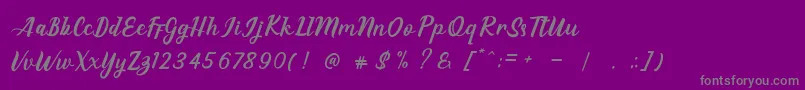 Weitere Informationen zur EAGLESE-Schriftart EAGLESE-Schriftart – Graue Schriften auf violettem Hintergrund