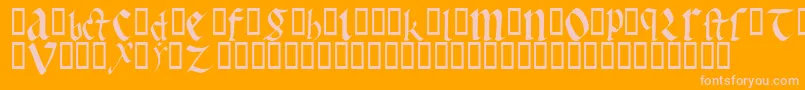 Подробнее о шрифте Earlg Шрифт Earlg – розовые шрифты на оранжевом фоне