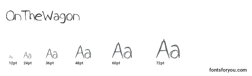 OnTheWagon Font Sizes