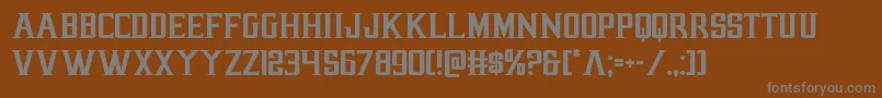 earthrealm Font – Gray Fonts on Brown Background