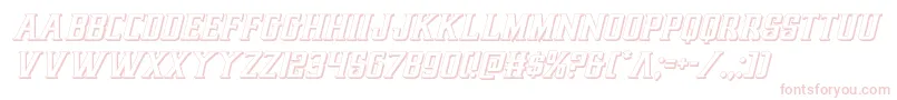earthrealm3dital Font – Pink Fonts on White Background