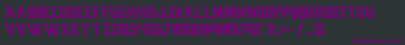 earthrealmleft Font – Purple Fonts on Black Background