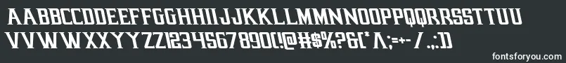 earthrealmleft Font – White Fonts on Black Background