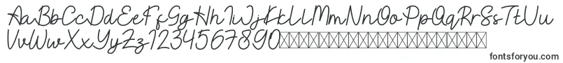 Шрифт EastBlueFree – шрифты для стикеров