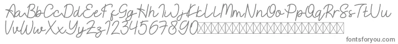 EastBlueFree-Schriftart – Graue Schriften