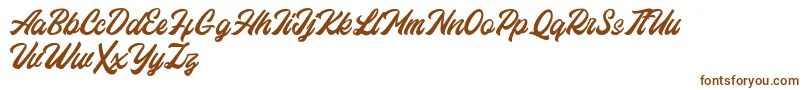 Шрифт Eastchaft FREE – коричневые шрифты на белом фоне