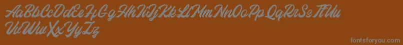 Шрифт Eastchaft FREE – серые шрифты на коричневом фоне