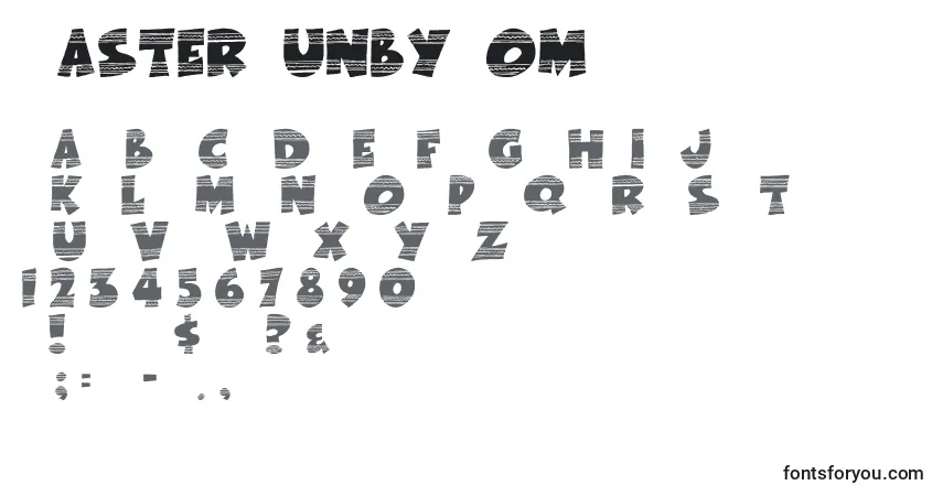 A fonte EasterFunbyTom (125719) – alfabeto, números, caracteres especiais