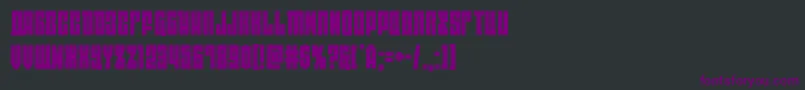eastwest Font – Purple Fonts on Black Background