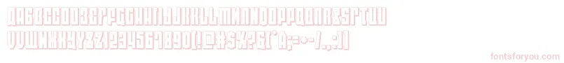 eastwest3d Font – Pink Fonts on White Background