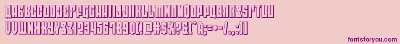eastwest3d Font – Purple Fonts on Pink Background
