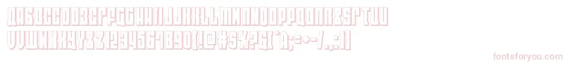 eastwest3d Font – Pink Fonts on White Background