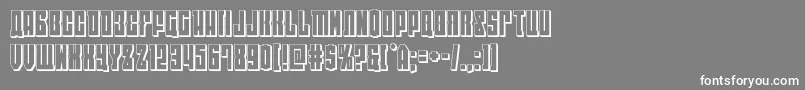 eastwest3d Font – White Fonts on Gray Background