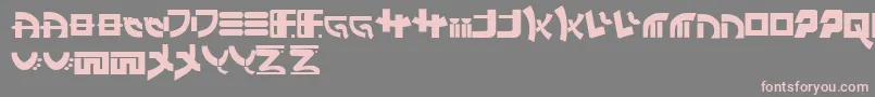 EastWestBackandForth Regular Font – Pink Fonts on Gray Background