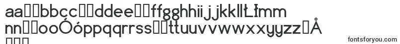 フォントBrassfield – ポーランドのフォント