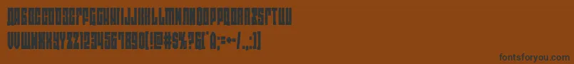 eastwestcond Font – Black Fonts on Brown Background