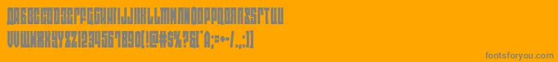 Шрифт eastwestcond – серые шрифты на оранжевом фоне