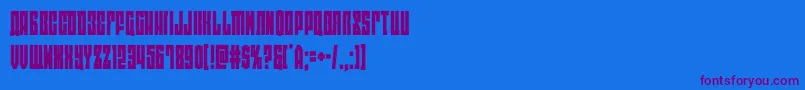 Шрифт eastwestcond – фиолетовые шрифты на синем фоне