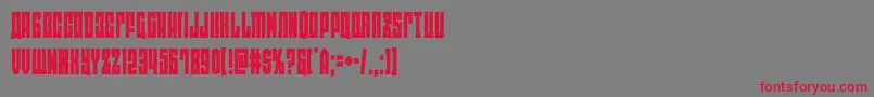 Шрифт eastwestcond – красные шрифты на сером фоне