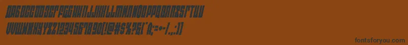 eastwestcondital Font – Black Fonts on Brown Background