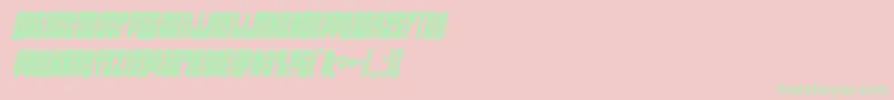 eastwestcondital Font – Green Fonts on Pink Background