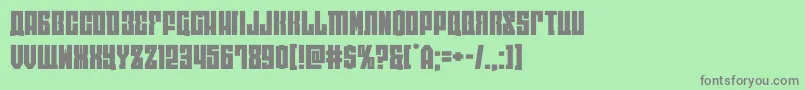 eastwestexpand Font – Gray Fonts on Green Background