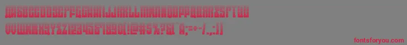 eastwestgrad Font – Red Fonts on Gray Background